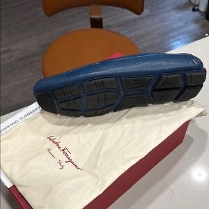 Salvatore Ferragamo Men's Blue Loafers